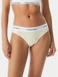 Calvin Klein Underwear Figi klasyczne LV00QF8520 Kremowy. Białe majtki damskie Calvin Klein Underwear, z bawełny. Za 109.99 zł.