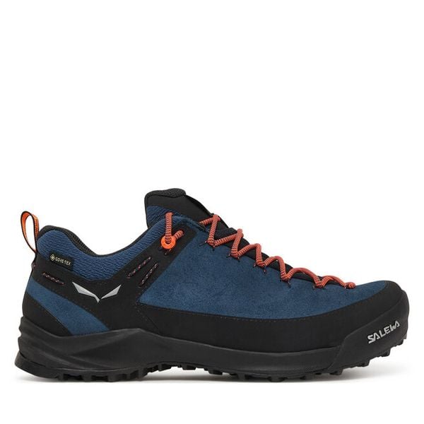 Trekkingi Salewa. Niebieskie buty zimowe męskie Salewa, bez zapięcia. Za 699.99 zł.