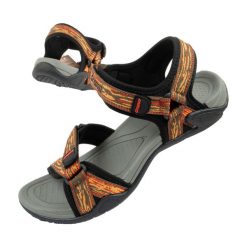 Buty sportowe sandały damskie Grisport. Brązowe obuwie trekkingowe damskie Grisport, z materiału, bez zapięcia. Za 108.40 zł.
