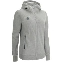 Damska bluza z kapturem Macron Drum. Szare bluzy damskie Macron, l, bez wzorów, z polaru, bez ramiączek, z kapturem. Za 304.50 zł.