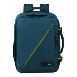 Zwykły plecak American Tourister MS. Niebieskie plecaki męskie American Tourister, bez wzorów, z materiału. Za 229.99 zł.