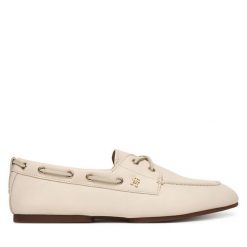 Półbuty Tommy Hilfiger. Półbuty damskie Tommy Hilfiger, bez wzorów, bez obcasa, na płaskiej podeszwie, bez zapięcia. Za 649.99 zł.