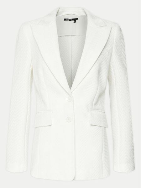 Marc Aurel Marynarka 3840 7002 93305 Biały Regular Fit. Białe marynarki i żakiety damskie Marc Aurel, bez wzorów, z bawełny, bez kołnierzyka, bez ramiączek. Za 899.99 zł.