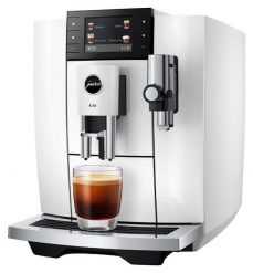 Ciśnieniowy automatyczny JURA E8 (ED) Piano White biały. Białe ekspresy ciśnieniowe JURA. Za 5,399.00 zł.