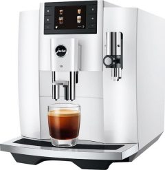 Ekspres ciśnieniowy Jura E8 EC Piano White. Białe ekspresy ciśnieniowe JURA. Za 5,028.99 zł.
