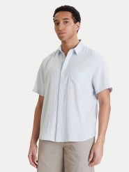 Calvin Klein Jeans Koszula LV04RF120G Błękitny Regular Fit. Niebieskie koszule męskie Calvin Klein Jeans, l, bez wzorów, z jeansu, bez kołnierzyka, bez ramiączek. Za 369.99 zł.