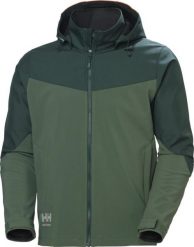 Kurtka męska Helly Hansen Jacket HELLY HANSEN Oxford Softshell, green XL. Zielone kurtki męskie Helly Hansen, m, bez wzorów, z softshellu, bez kaptura. Za 330.69 zł.