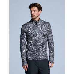 Bluza narciarska - Męska - Cabin Life - Czarnym. Czarne bluzy męskie POEDERBAAS, na zimę, m, bez wzorów, z elastanu, sportowe, bez ramiączek, bez kaptura. W wyprzedaży za 177.72 zł.