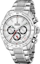 Zegarek Festina Męski F20668-1 srebrny. Szare zegarki męskie Festina, bez wzorów, srebrne. Za 562.99 zł.