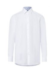 Finshley & Harding koszula biznesowa - Easy Care Mężczyźni Modern Fit Bawełna biały, 40. Białe koszule męskie Finshley & Harding, m, bez wzorów, z bawełny, biznesowe, bez kołnierzyka, bez ramiączek. Za 279.95 zł.
