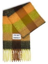 Verb To Do tkany szalik Kobiety Sztuczne włókno zielony|pomarańczowy, ONE SIZE. Brązowe szaliki damskie Verb To Do, z aplikacjami, z włókna. Za 139.95 zł.
