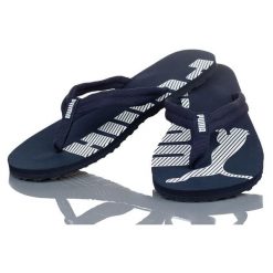 Klapki Japonki Dasmkie Puma Epic Flip V2. Niebieskie klapki damskie Puma, na lato, bez wzorów, sportowe, bez obcasa, bez zapięcia. Za 95.90 zł.