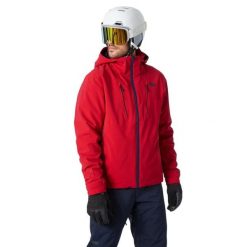 Kurtka narciarska Helly Hansen Alpha 4.0. Czerwone kurtki sportowe męskie Helly Hansen, m, bez wzorów, bez kaptura, narciarskie. W wyprzedaży za 1,669.55 zł.