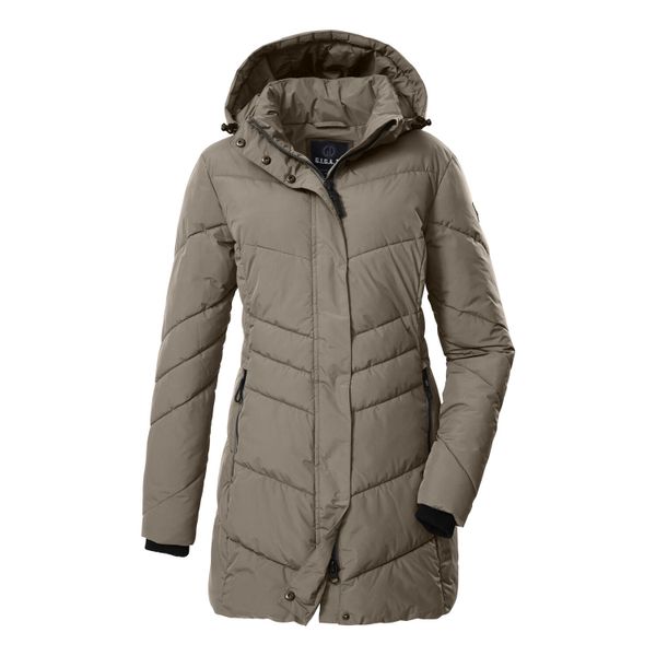Parka dla kobiet Killtec GW 60. Brązowe parki damskie GIGA DX, s, bez wzorów, z dzianiny. Za 792.45 zł.