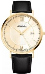 Zegarek męski Adriatica A1294.1261Q czarny. Czarne zegarki męskie Adriatica, bez wzorów. Za 789.00 zł.