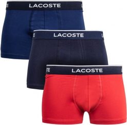 Bokserki męskie Lacoste 3pack. Bokserki męskie Lacoste, bez wzorów. Za 331.33 zł.