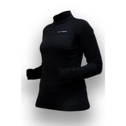 Bluza Trimm CUBE LADY. Czarne bluzy damskie TRIMM, na zimę, bez wzorów, z polaru, sportowe, bez ramiączek, bez kaptura. W wyprzedaży za 140.00 zł.