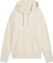 Bluza damska Puma Ess Script Comfort Hoodie kremowa 684983 87 L. Białe bluzy damskie Puma, l, bez wzorów, bez ramiączek, bez kaptura. Za 272.60 zł.