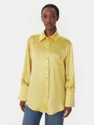 MAX&Co. Koszula Angri 2616111061200 Żółty Regular Fit. Żółte koszule damskie MAX&Co., bez wzorów, z jedwabiu, bez kołnierzyka, bez ramiączek. Za 1,109.00 zł.