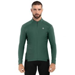 Męska kurtka rowerowa softshell Kolarstwo Siroko J1 Ordino. Zielone kurtki męskie SIROKO, l, bez wzorów, z materiału, bez kaptura. W wyprzedaży za 255.00 zł.