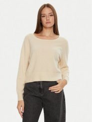 American Vintage Sweter Raxow RAX18EH24 Beżowy Loose Fit. Brązowe swetry nierozpinane damskie American Vintage, l, bez wzorów, z wełny, vintage, bez kołnierzyka, bez ramiączek. Za 549.99 zł.