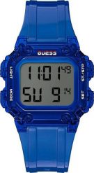 Zegarek Guess Zegarek męski Guess GW0270G3 niebieski. Niebieskie zegarki męskie Guess, z aplikacjami. Za 349.30 zł.
