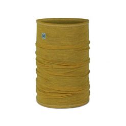 Chusta wielofunkcyjna z wełny merynosów Buff Merino Lightweight Multistripes. Żółte szaliki męskie Buff, bez wzorów, z wełny. Za 84.99 zł.