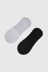 Skarpetki stopki z serduszkiem 2-pack. Skarpetki damskie MOODO, bez wzorów. W wyprzedaży za 13.99 zł.