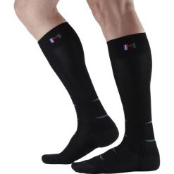 Skarpetki Monnet Skin Silk. Czarne skarpetki damskie MONNET, bez wzorów, z materiału. Za 214.00 zł.