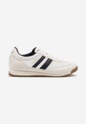 Białe Buty Sportowe Tenisówki z Naszywkami Mepralia. Białe buty sportowe męskie Born2be, z aplikacjami, z materiału, biznesowe, bez zapięcia. Za 109.99 zł.