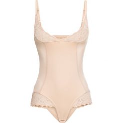 Body shape Level 2 bonprix cielisty. Brązowe body bonprix, bez wzorów, z bawełny. Za 84.99 zł.