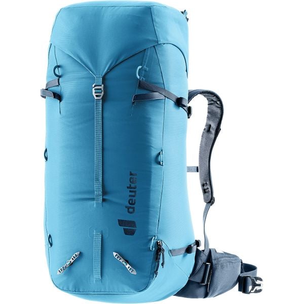 Plecak górski Deuter Guide 44+8 - wave/ink. Czarne plecaki męskie Deuter, bez wzorów, z materiału, klasyczne. Za 1,099.99 zł.