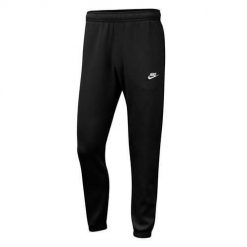 Spodnie treningowe męskie Nike Club Pant. Czarne spodnie sportowe męskie Nike, m, bez wzorów, z dresówki, na fitness i siłownię. Za 252.95 zł.