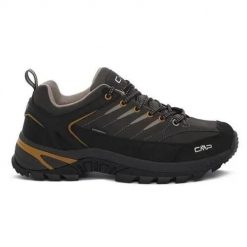 Buty trekkingowe męskie CMP 3Q1824701QZ. Czarne trekkingi męskie CMP, z gumy, bez zapięcia. Za 559.97 zł.