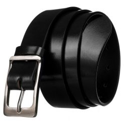 Stylowy pasek damski Cavaldi PDC-3 czarny. Czarne paski damskie 4U Cavaldi, bez wzorów, ze skóry. Za 29.99 zł.
