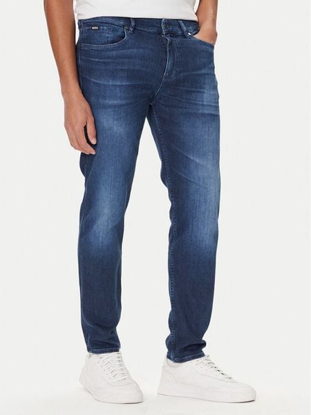 BOSS Jeansy H-Re.Maine 50550938 Granatowy Regular Fit. Niebieskie jeansy męskie Boss, z bawełny. Za 469.99 zł.