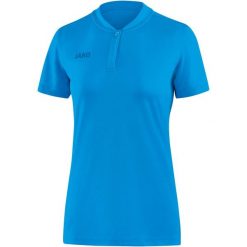 Polo Jako Prestige. Niebieskie koszulki sportowe damskie Jako, bez wzorów, bez ramiączek, do piłki nożnej. Za 163.80 zł.