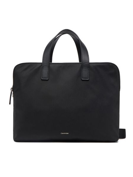 Calvin Klein Torba na laptopa Business Tech 2g Laptop Bag K50K512933 Czarny. Czarne torby na laptopa damskie Calvin Klein, bez wzorów, z materiału. Za 419.99 zł.