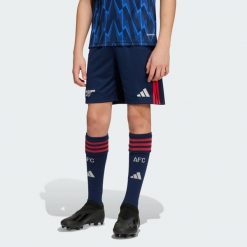 Szorty Arsenal 25/26 Away. Niebieskie szorty damskie Adidas, bez wzorów, sportowe. Za 179.00 zł.