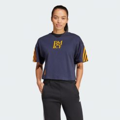 Koszulka Real Madrid Future Icon. Niebieskie bluzki damskie Adidas, l, bez wzorów, sportowe, bez kołnierzyka, bez ramiączek. Za 179.00 zł.
