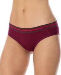 Brubeck HI10190 Majtki damskie hipster ACTIVE WOOL śliwkowy L. Bielizna sportowa damska Brubeck, l, bez wzorów. Za 78.52 zł.
