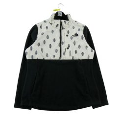 Damski polarowy sweter Regular fit czarny. Czarne swetry nierozpinane damskie The North Face, l, bez wzorów, z polaru, sportowe, bez kołnierzyka, bez ramiączek. Za 186.06 zł.