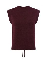 Noisy May Sweter - NMNola Kobiety czerwony, M. Czerwone swetry nierozpinane damskie Noisy May, m, bez wzorów, z dzianiny, bez kołnierzyka, bez ramiączek. Za 119.95 zł.