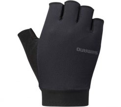 Rękawiczki rowerowe EXPLORER, czarne. Czarne rękawiczki męskie Shimano, na lato, bez wzorów, z elastanu. Za 132.30 zł.