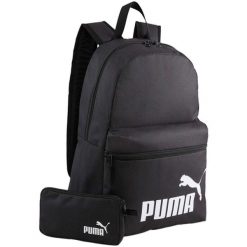 Plecak Puma Phase Set 22L. Czarne plecaki damskie Puma, bez wzorów, z poliesteru, sportowe. Za 190.00 zł.