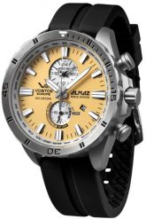 Zegarek męski Vostok Europe YM8J-320A655S czarny. Czarne zegarki męskie Vostok Europe, bez wzorów. Za 3,101.45 zł.