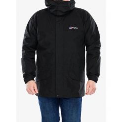 Kurtka GORE TEX męska Berghaus Cornice Jacket IA. Czarne kurtki męskie Berghaus, m, bez wzorów, z gore-texu, bez kaptura. Za 839.99 zł.