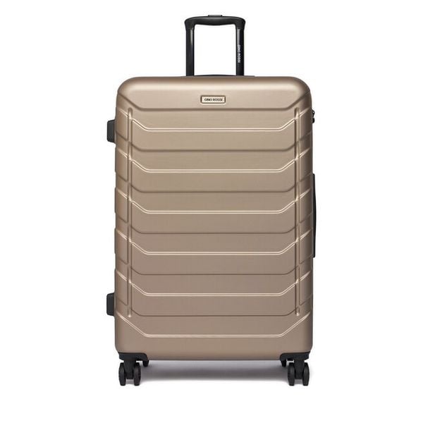 Walizka duża GINO ROSSI. Żółte walizki damskie Gino Rossi, bez wzorów, duże. Za 299.99 zł.