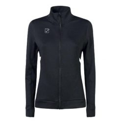 Bluza damska Givova. Czarne bluzy damskie Givova, bez wzorów, z elastanu, bez ramiączek, bez kaptura. Za 308.00 zł.