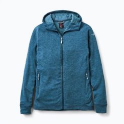 Bluza damska Rab Nexus Hoody. Niebieskie bluzy damskie RAB, m, bez wzorów, z elastanu, bez ramiączek, bez kaptura. Za 449.99 zł.